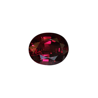 18.67ct Oval Open Burgundy Rhodolite Pair