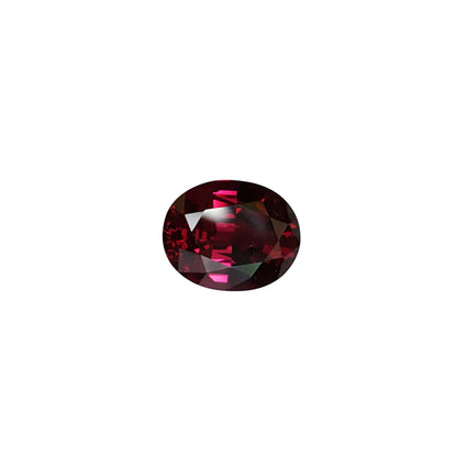 18.67ct Oval Open Burgundy Rhodolite Pair
