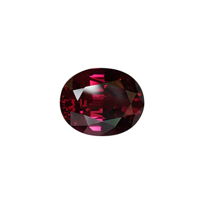 18.67ct Oval Open Burgundy Rhodolite Pair