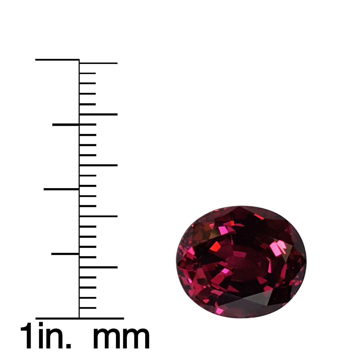 8.23ct Oval AAA Color Rhodolite