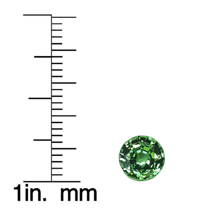7mm Round Bright Green Tsavorite