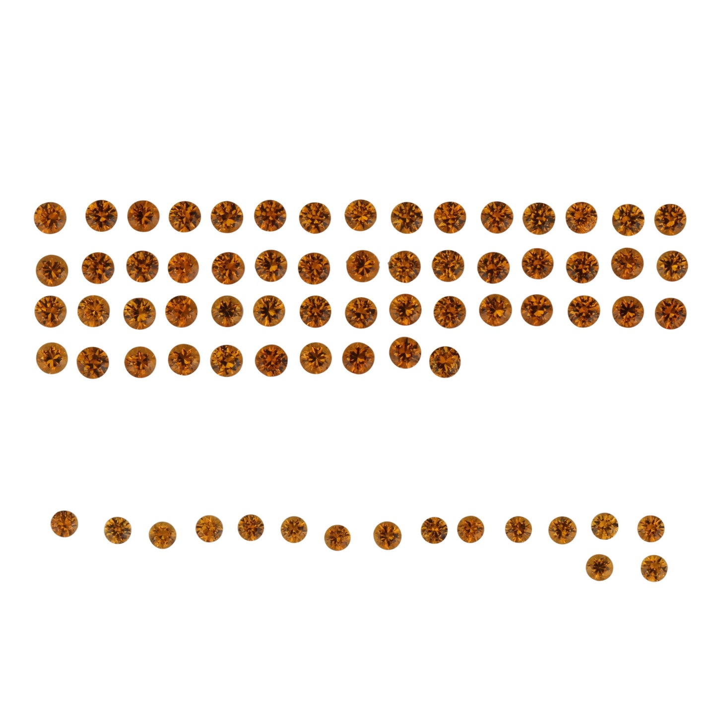 1.5mm Round Fanta Spessartite