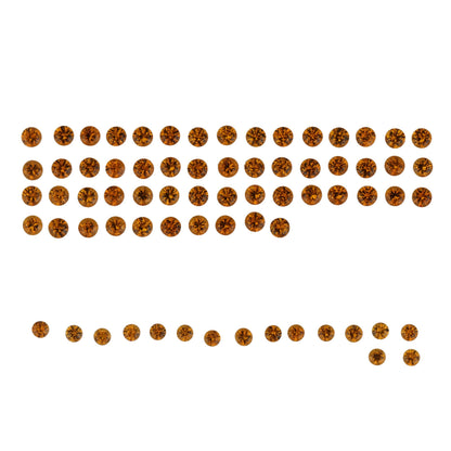 1.5mm Round Fanta Spessartite