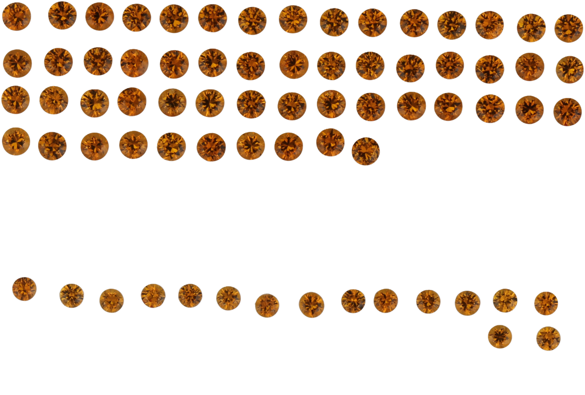 1.5mm Round Fanta Spessartite