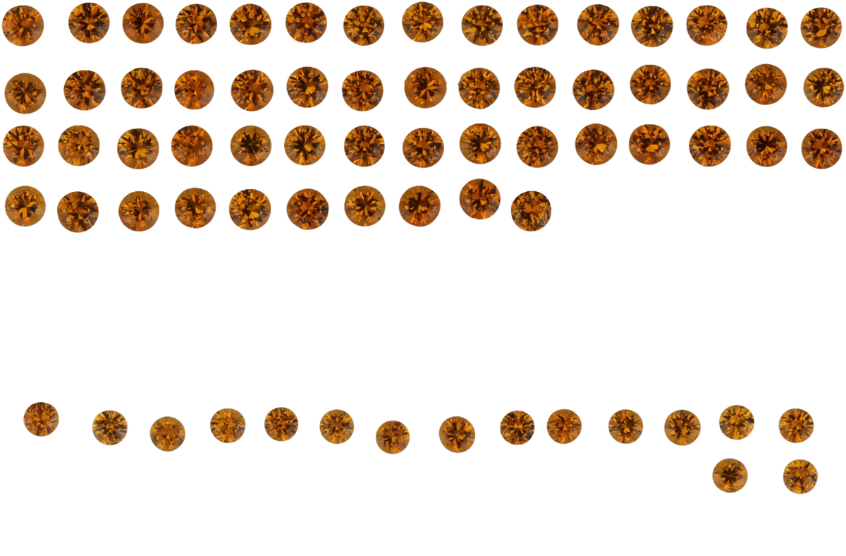 1.5mm Round Fanta Spessartite