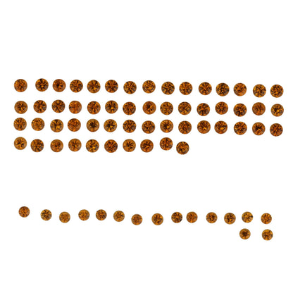 1.5mm Round Fanta Spessartite