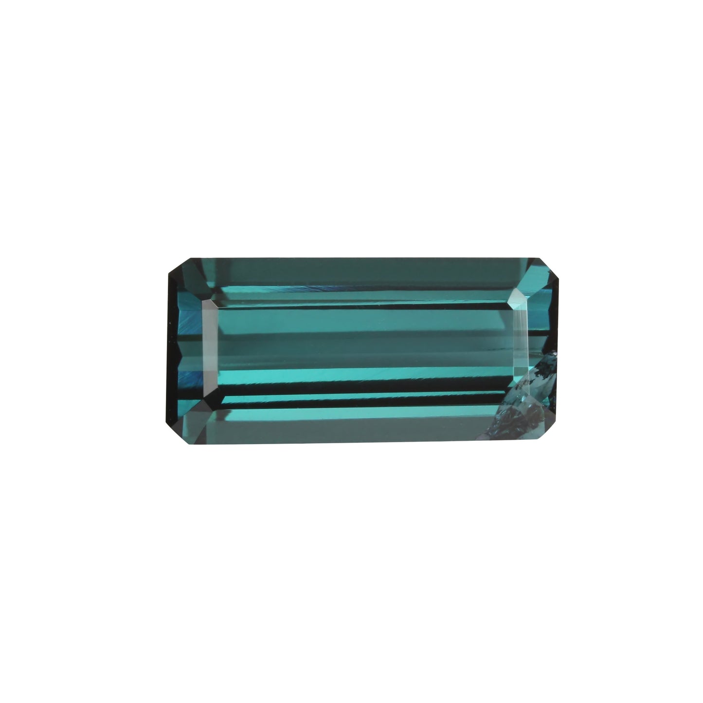 3.5ct Emerald Cut Deep Blue Tourmaline