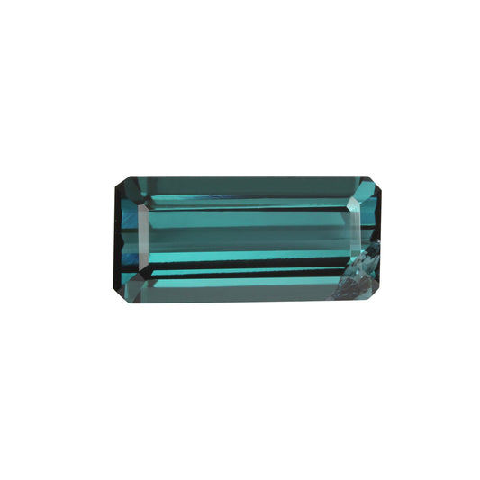 3.5ct Emerald Cut Deep Blue Tourmaline
