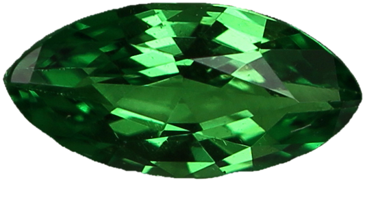8.1x4.1mm Marquise Bright Green Tsavorite