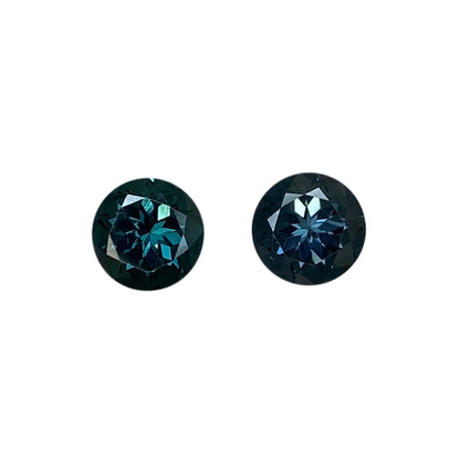 Deep grey Spinel Pair