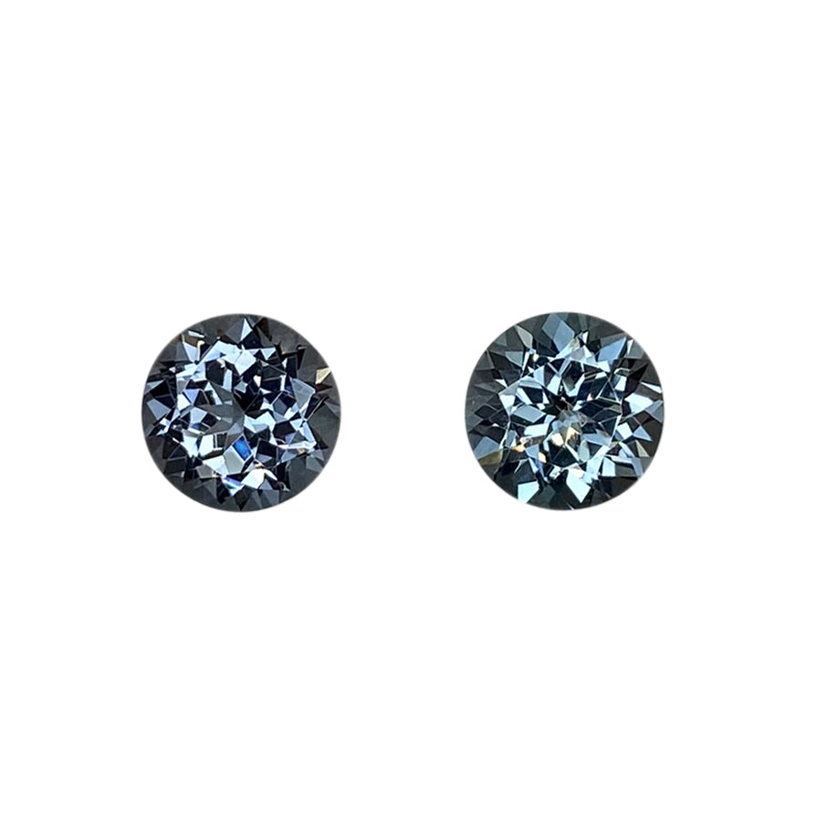 Medium Tone Grey Spinel Pair