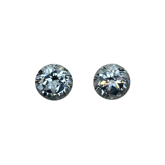 Medium Tone Grey Spinel Pair