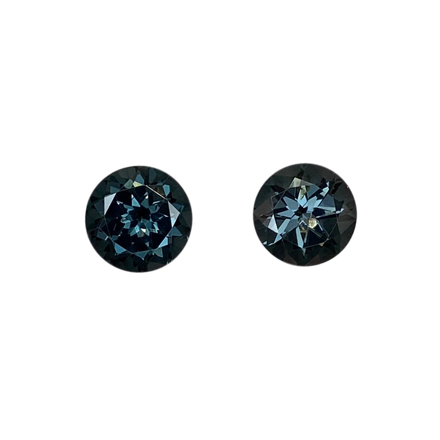 Deep grey Spinel Pair