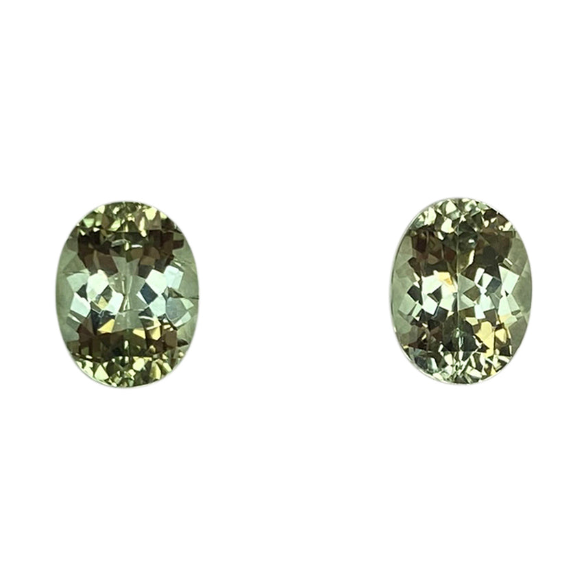 Light Green Tourmaline Pair