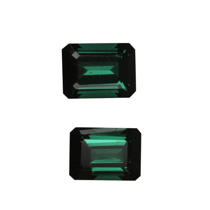 Deep Blue-Green Tourmaline Pair