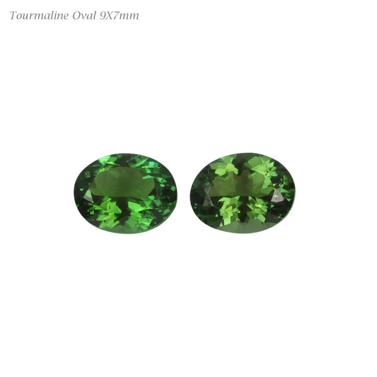 Mint Green Tourmaline Pair