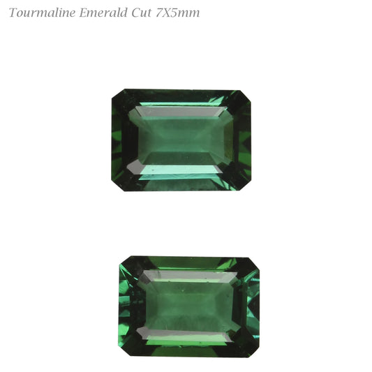 Medium Blue-Green Tourmaline Pair