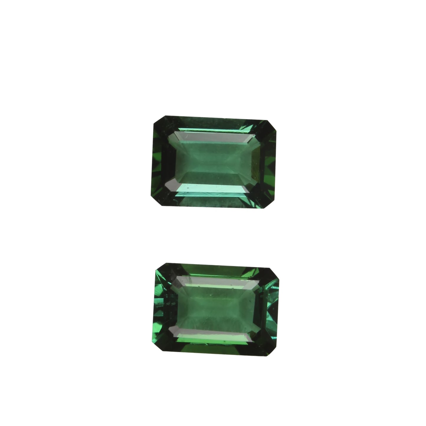 Medium Blue-Green Tourmaline Pair