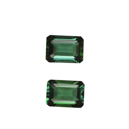 Medium Blue-Green Tourmaline Pair