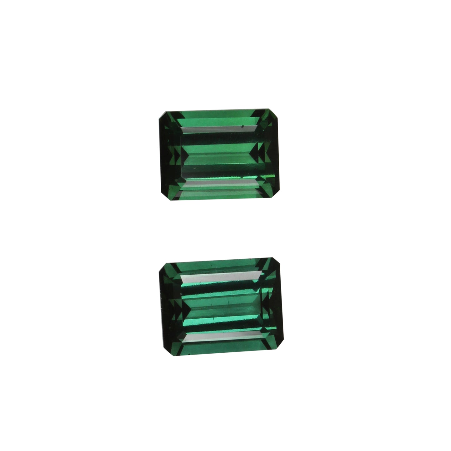Medium Blue-Green Tourmaline Pair