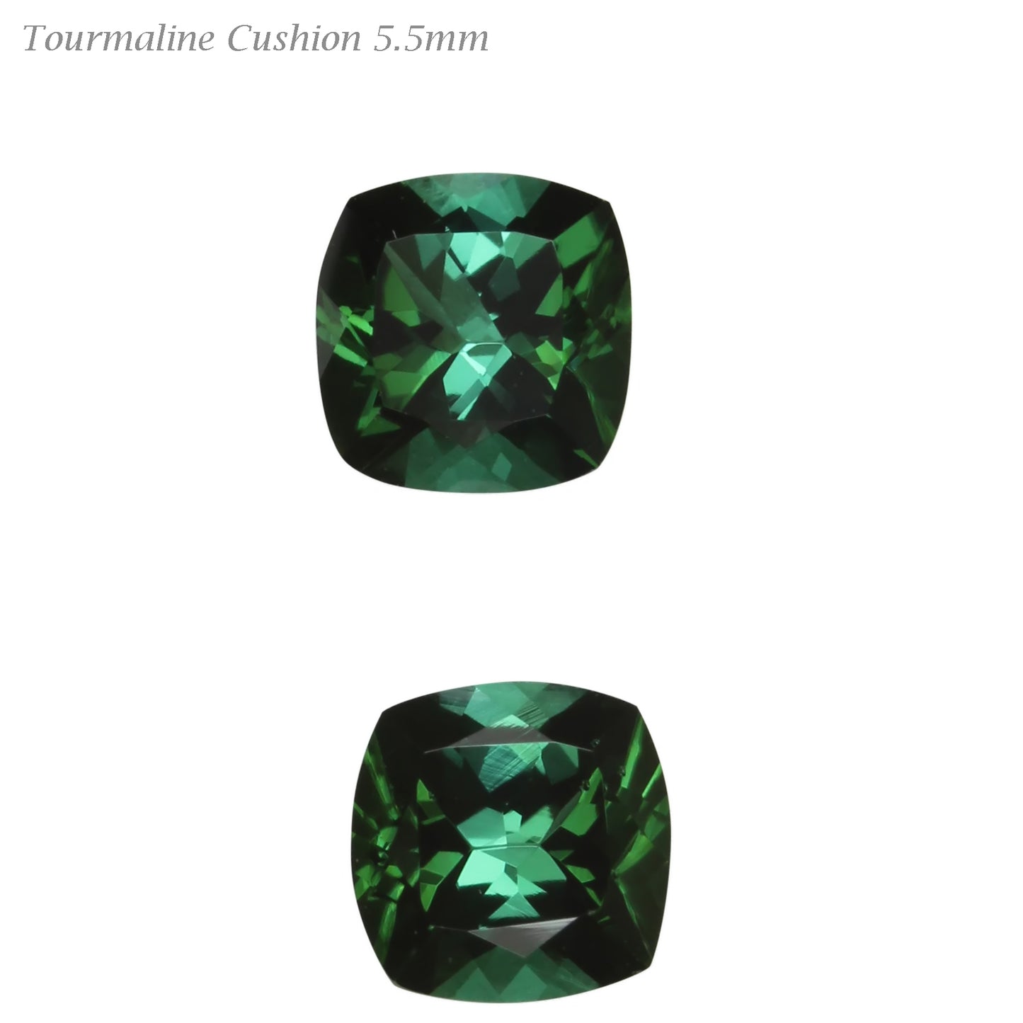 Medium Blue-Green Tourmaline Pair