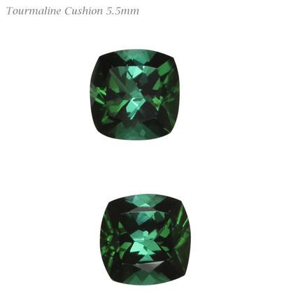 Medium Blue-Green Tourmaline Pair