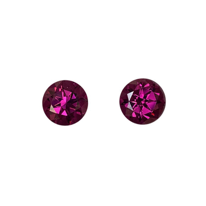 Rhodolite Pair