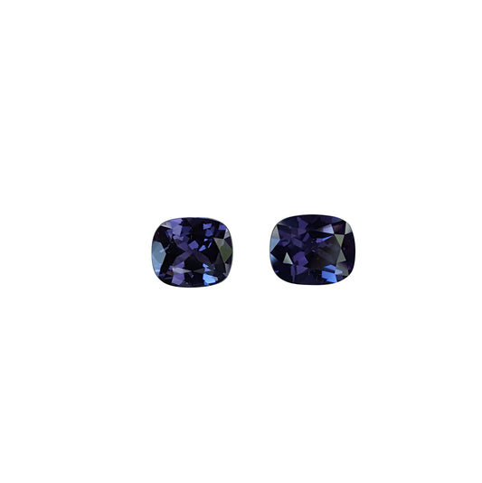 Purple Spinel Pair