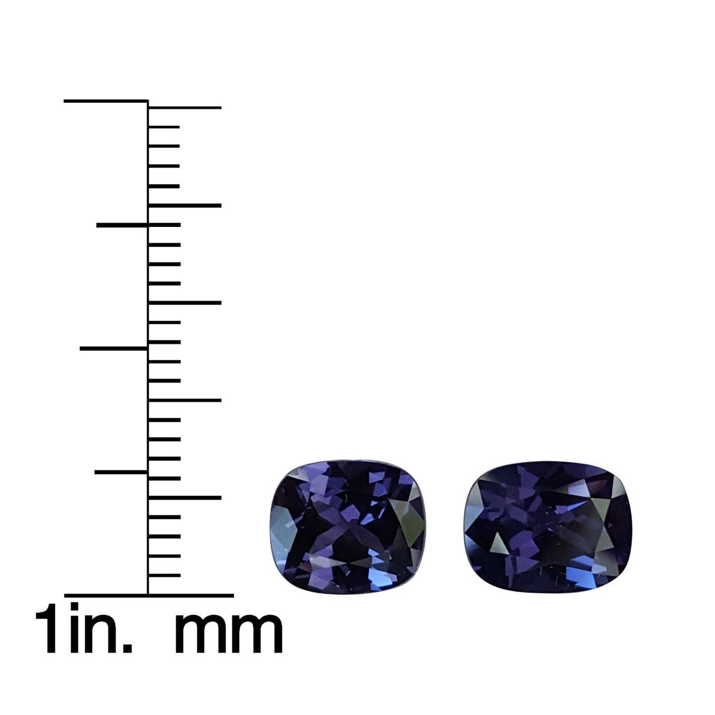 Purple Spinel Pair
