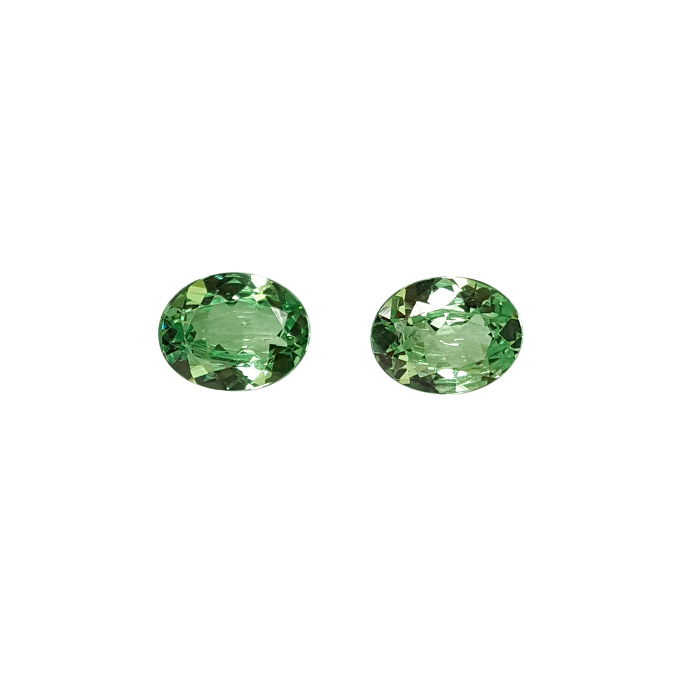Mint Garnet Pair